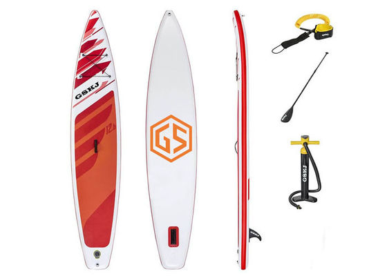 PVC Surf Inflatable Longboard Surfboard 29 &quot;-34&quot; ความกว้าง Quick Inflation