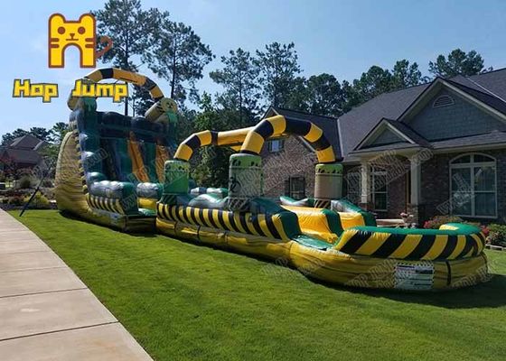 0.55mm PVC Inflatable Obstacle Course สำหรับผู้ใหญ่เช่า Outdoor