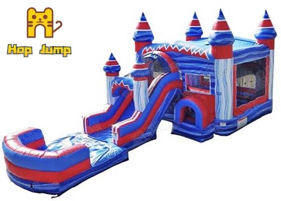 Kids Castle Combo Bounce House สำหรับปาร์ตี้กลางแจ้ง EN14960