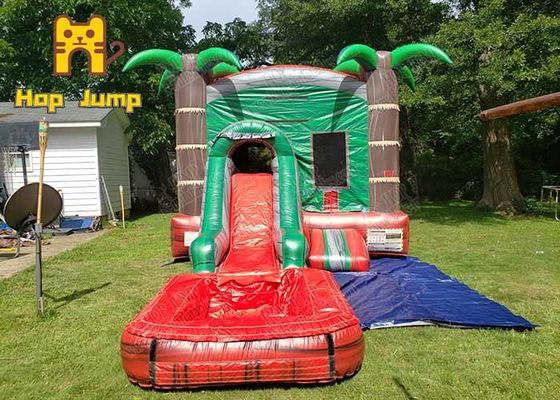 สนามหลังบ้านกลางแจ้งเด็กเชิงพาณิชย์ Inflatable Bouncer Combo ขายร้อน