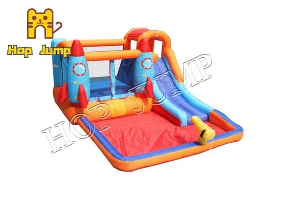 Kids Inflatables สนามเด็กเล่น Bouncer Jumping Castle สไลด์ทำให้พอง