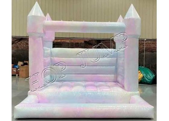 Tie Dye Inflatable Bounce House สไลด์กันน้ำ Combo Backyard Party Party เช่า