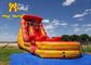สไลด์น้ำทำให้พองได้ 10 เมตรขนาดผู้ใหญ่กระโดด Bouncy Inflatable Slide สำหรับ Summer Water Game