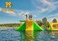 0.9mm PVC Inflatable Water Park สไลด์น้ำลอยน้ำสำหรับทะเลสาบ